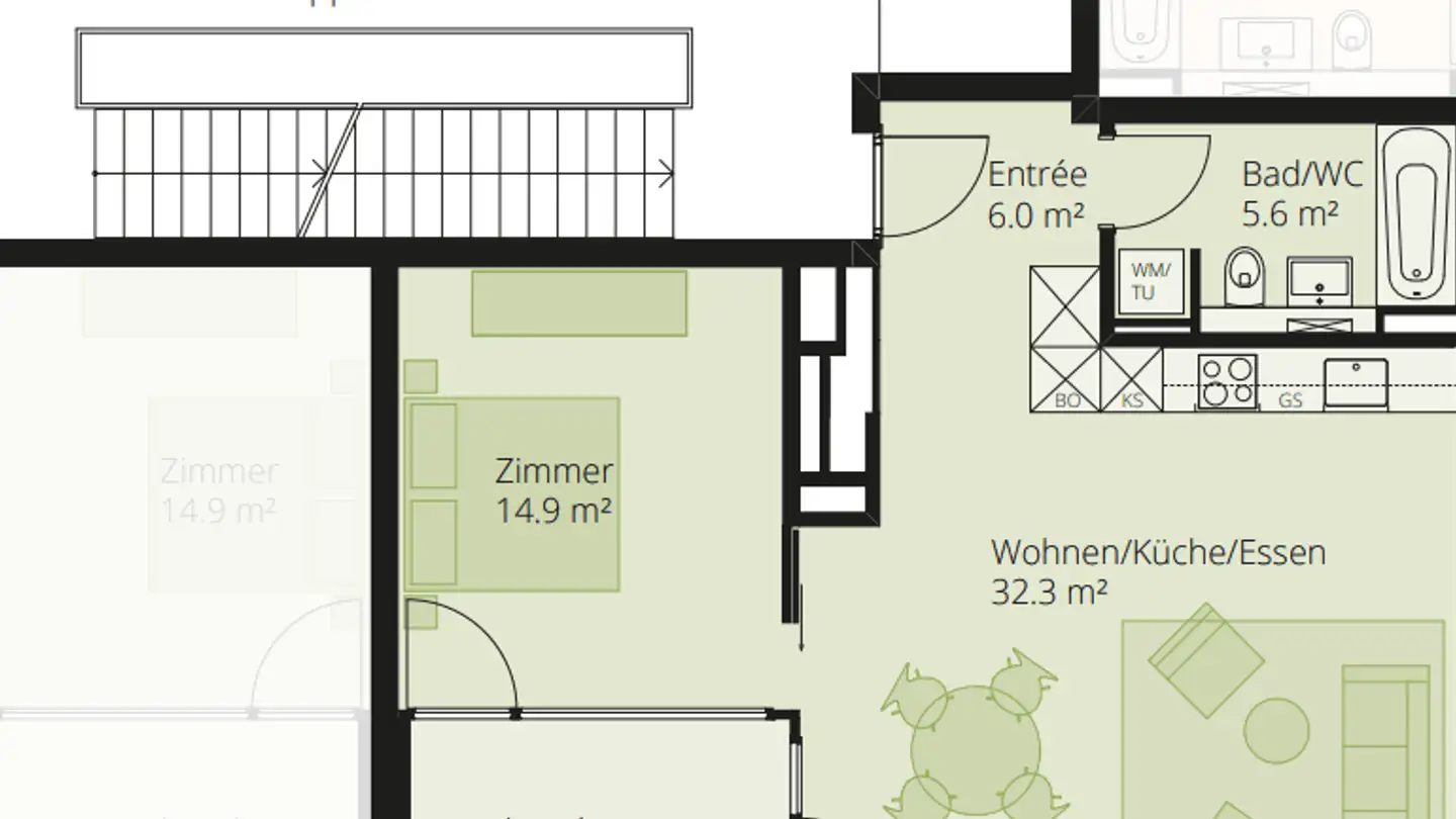 Appartamento in affitto - Else-Züblin-Strasse 83, 8404 Winterthur