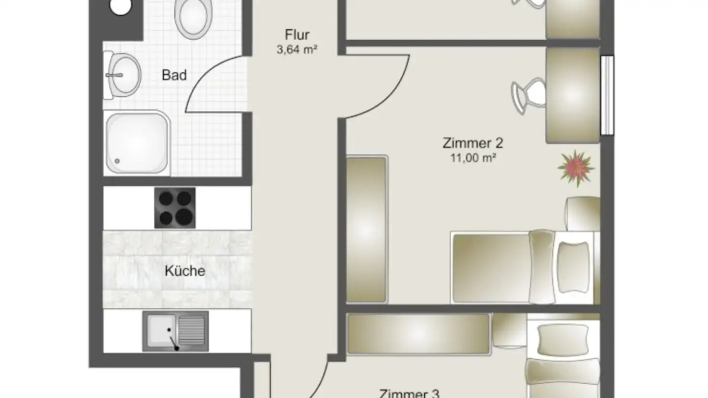 Zimmer mieten - Rötelstrasse, 8037 Zürich - Foto 3