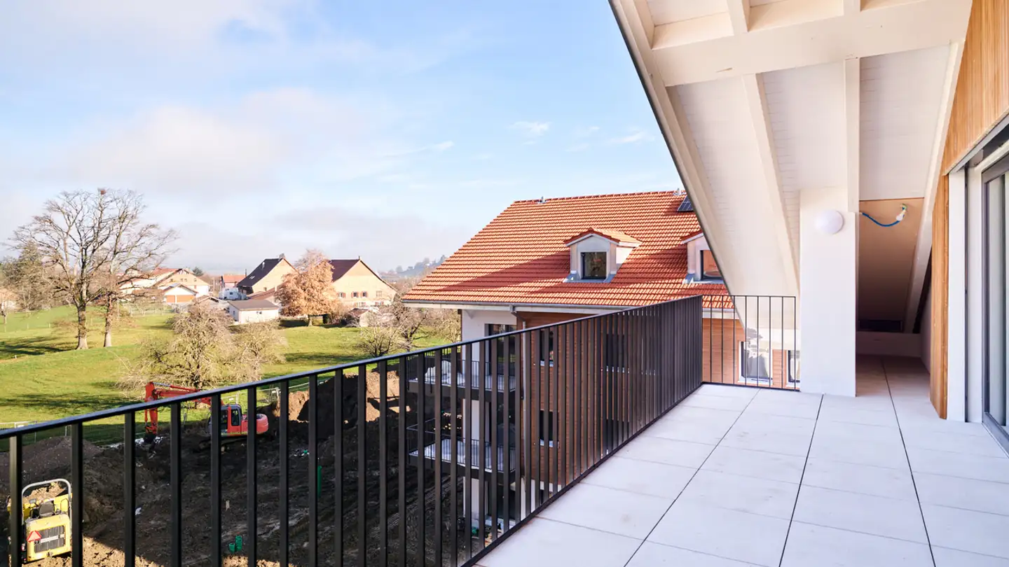 Attic flat for rent - Chemin Du Riau 4a, 1681 Billens - Photo 3