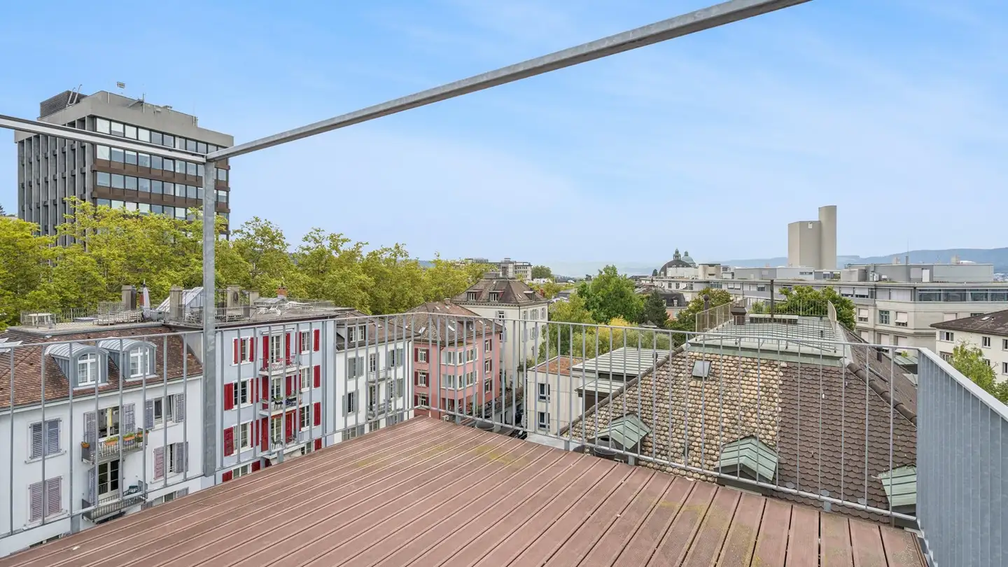 Dachgeschosswohnung mieten - Culmannstrasse 10, 8006 Zürich