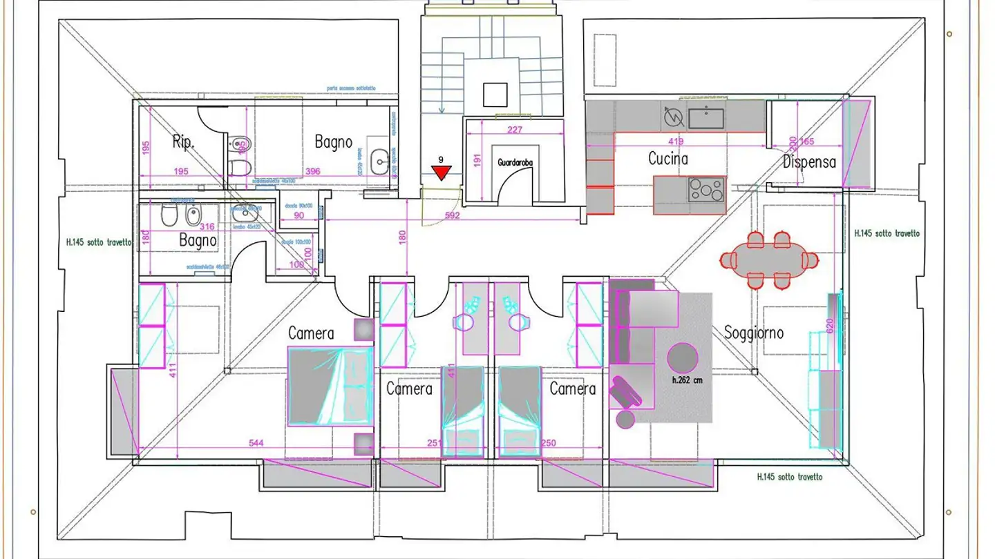 Penthouse mieten - Via Pasquale Lucchini, 6900 Lugano - Foto 3