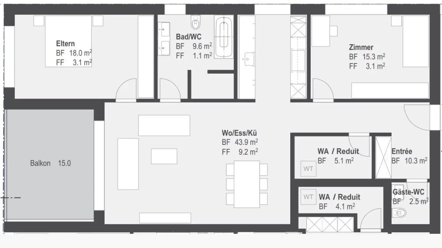 Apartment for rent - Hauptstrasse 26, 5502 Hunzenschwil - Photo 2