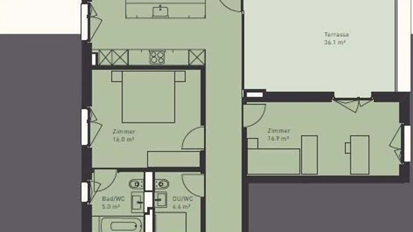Penthouse mieten - Pfalzweg 26, 5603 Staufen - Foto 2
