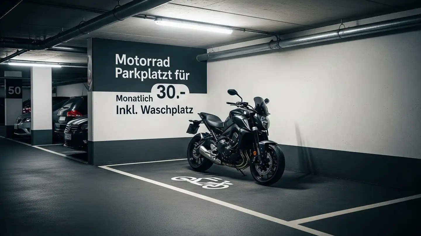 Überdachter Motorradparkplatz mieten - Ruffinistrasse 6, 2540 Grenchen