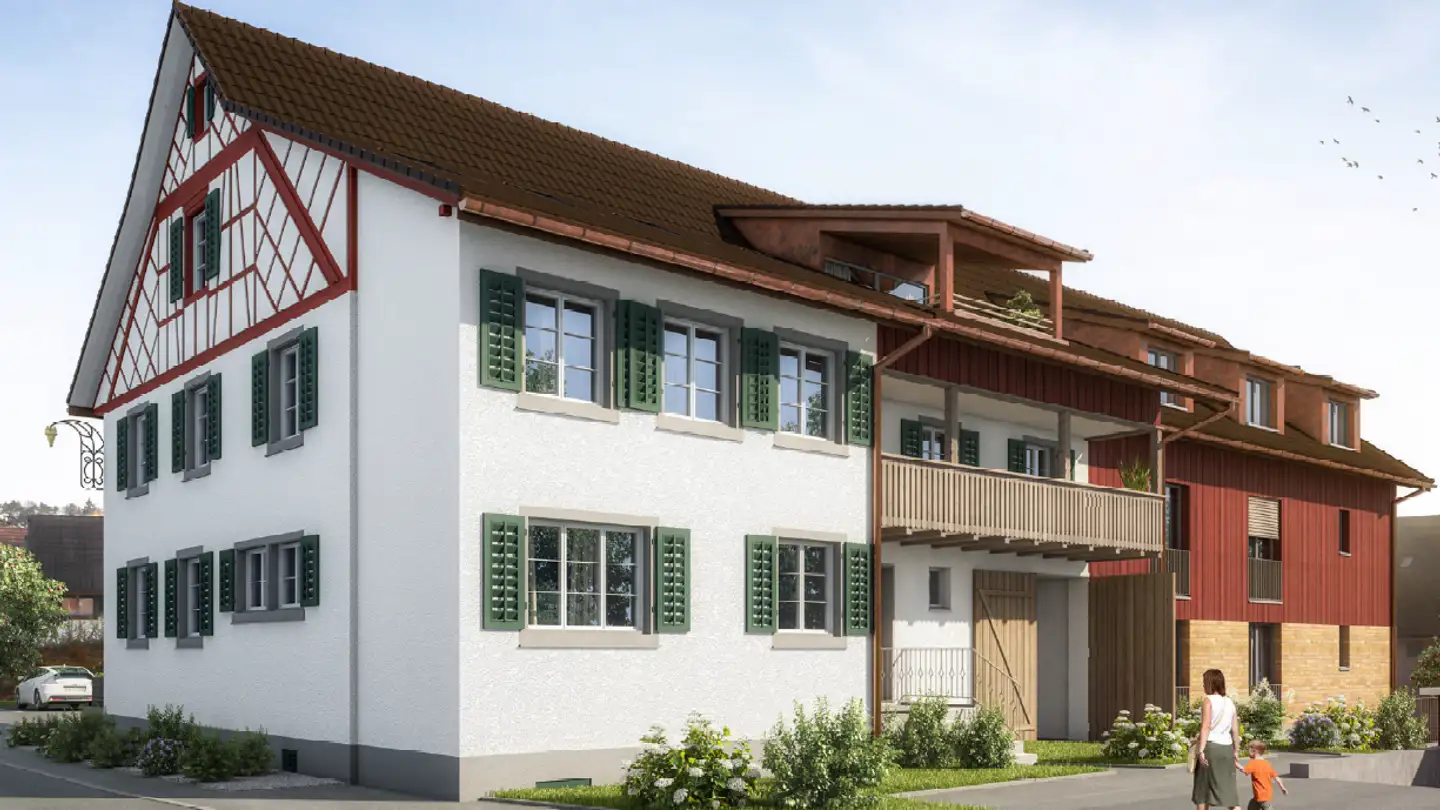 Dachgeschosswohnung mieten - Dorfstrasse 7, 8471 Rutschwil (Dägerlen) - Foto 2