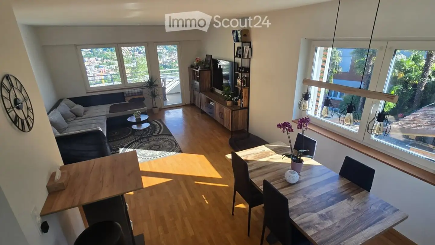 Wohnung mieten - Via Belvedere, 6948 Porza - Foto 4