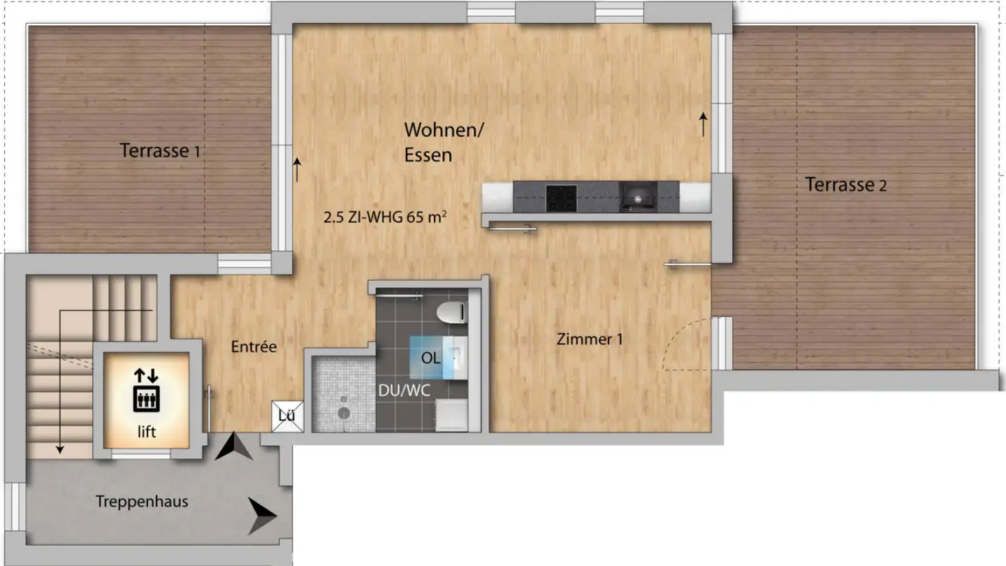 Appartement à louer - Bahnhofstrasse 50, 8854 Siebnen - Photo 4