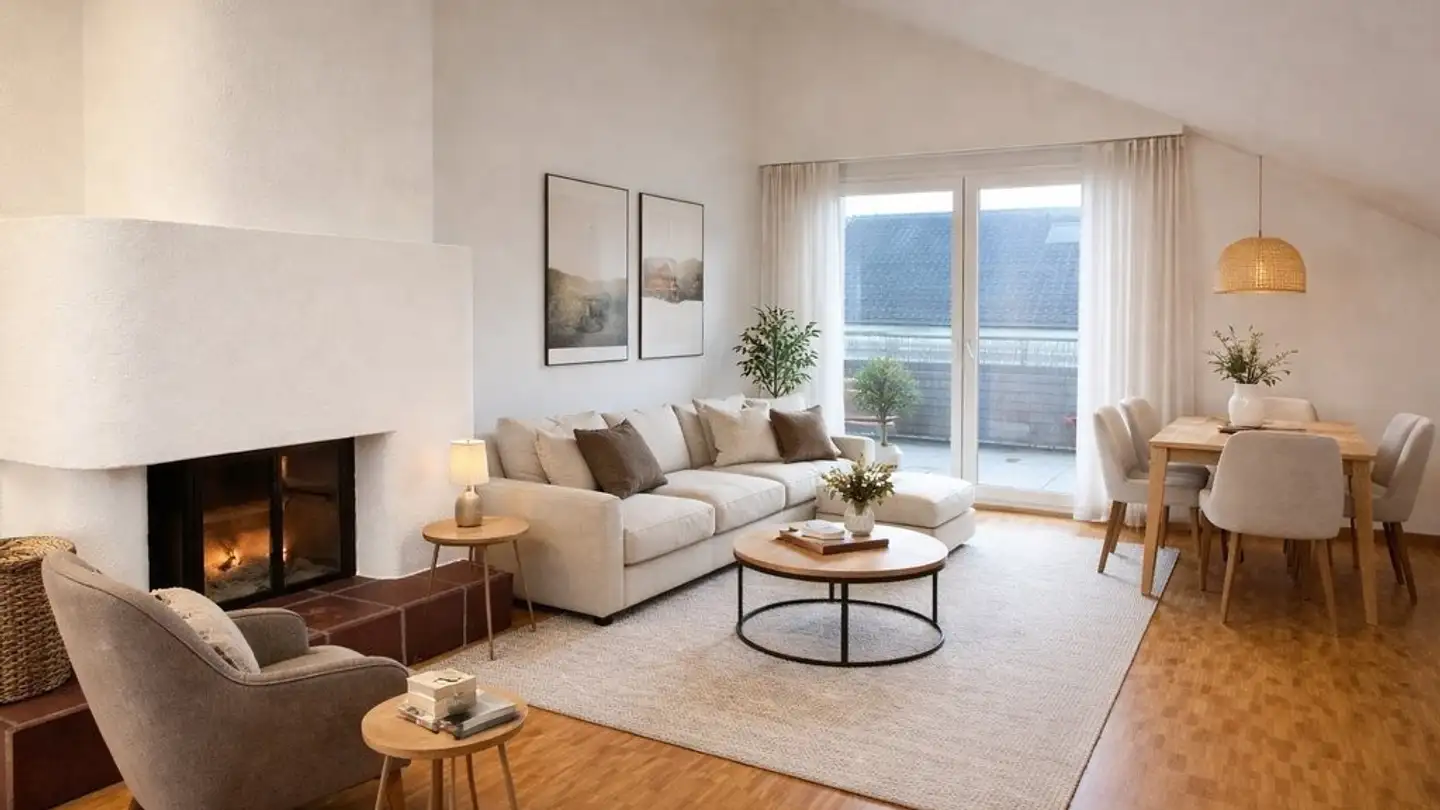 Attic flat for rent - Alvierstrasse 15, 9475 Sevelen - Photo 4