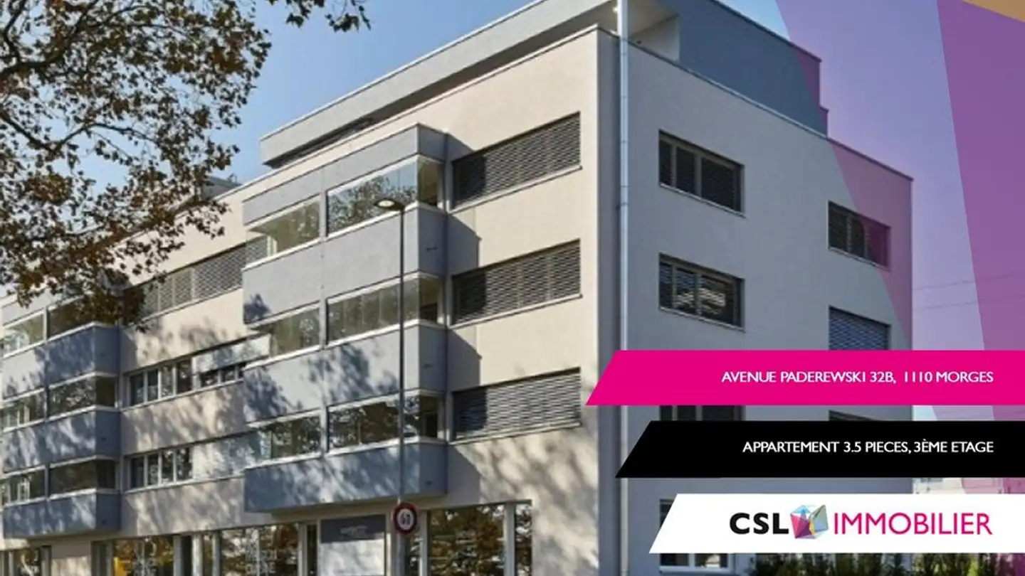 Apartment for rent - Avenue Ignace Paderewski 32B, 1110 Morges