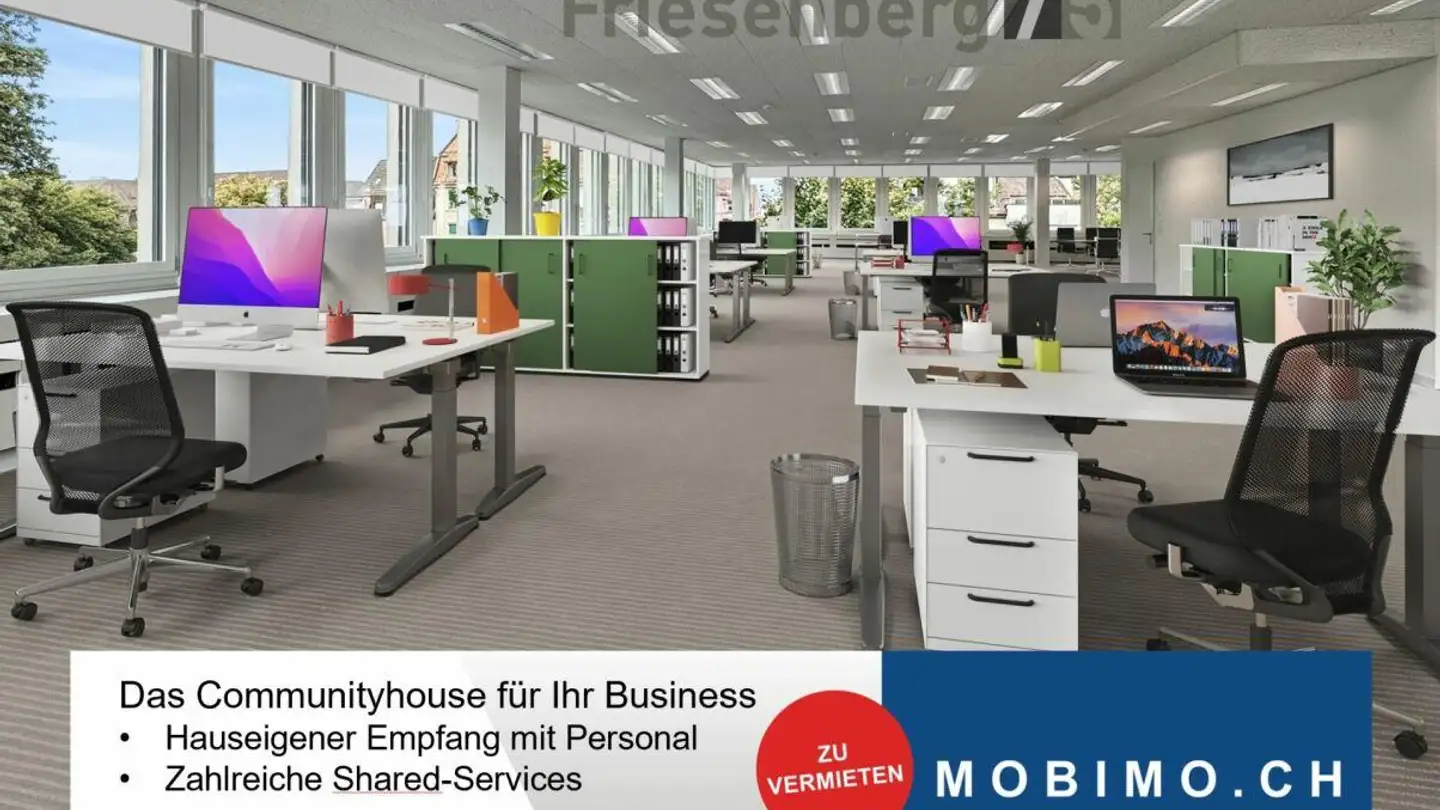 Bürofläche mieten - Friesenbergstrasse 75, 8055 Zürich