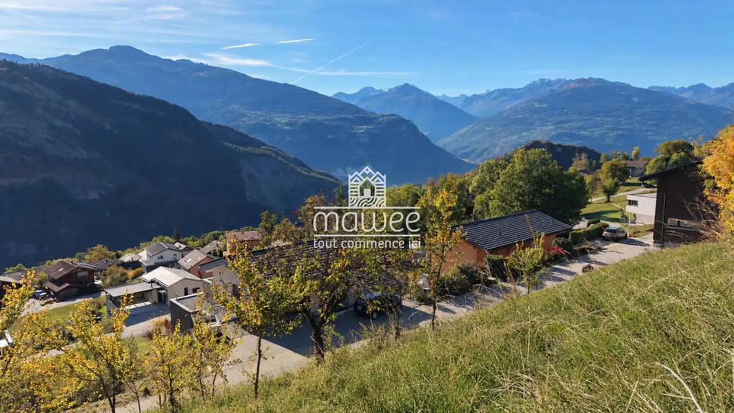 Constructible plot for sale - 1966 Fortunau (Ayent)
