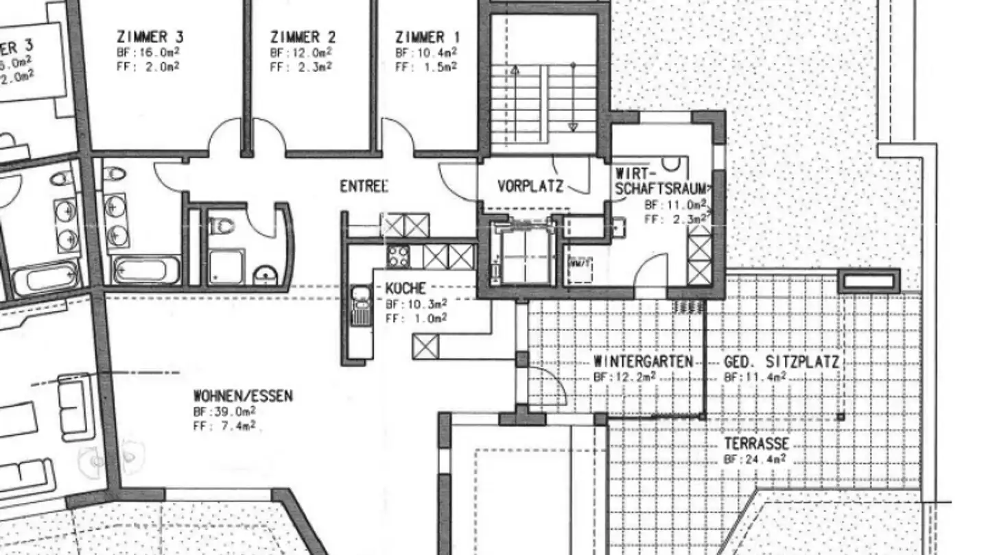 Attique à louer - 6312 Steinhausen