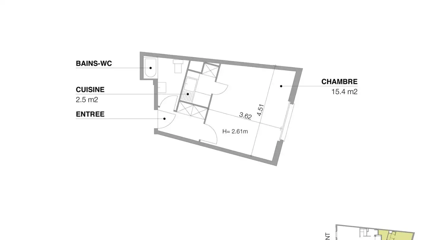 Wohnung mieten - Rue Etienne- Dumont 5, 1204 Genève - Foto 4