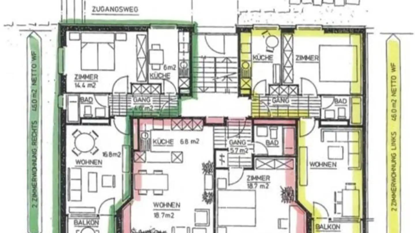 Appartamento in affitto - Mattackerstrasse 2, 8052 Zürich - Photo 2