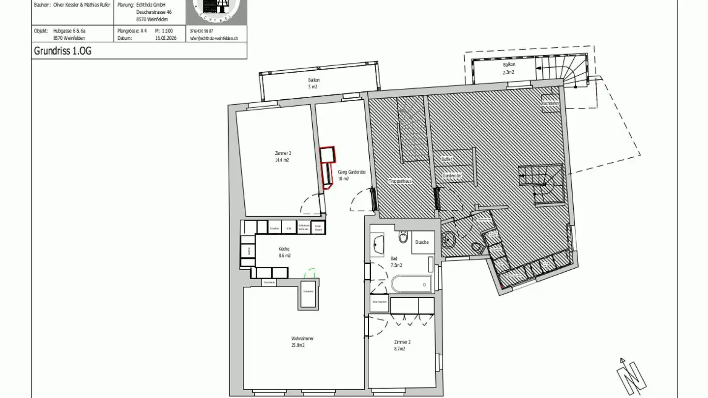 Apartment for rent - Hubgasse 6, 8570 Weinfelden