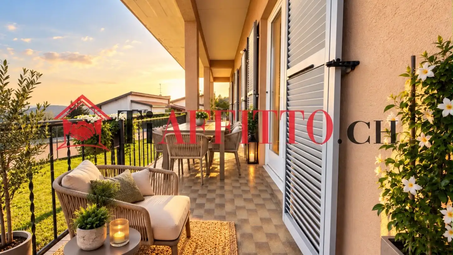 Appartement à louer - 6863 Besazio
