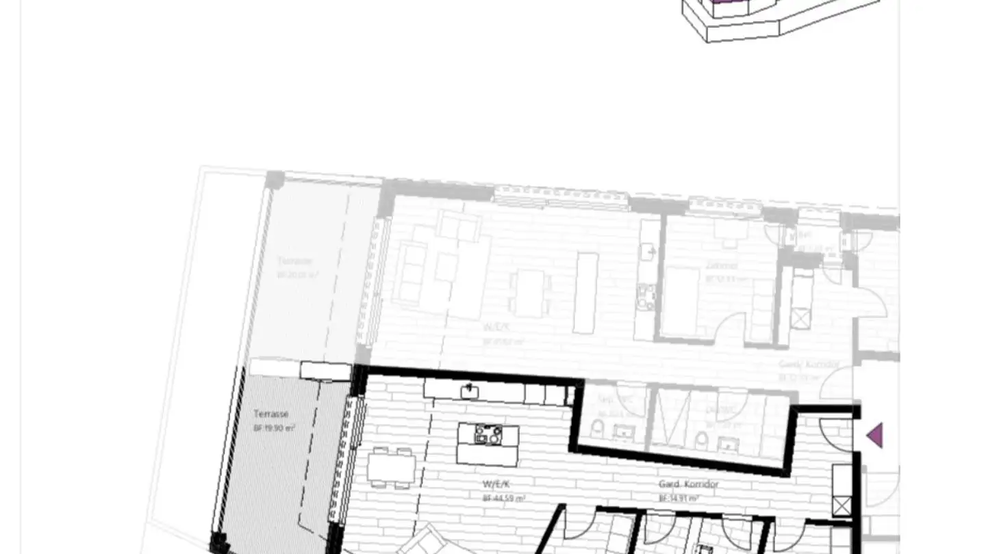 Wohnung mieten - Zürcherstrasse 5, 8852 Altendorf - Foto 2