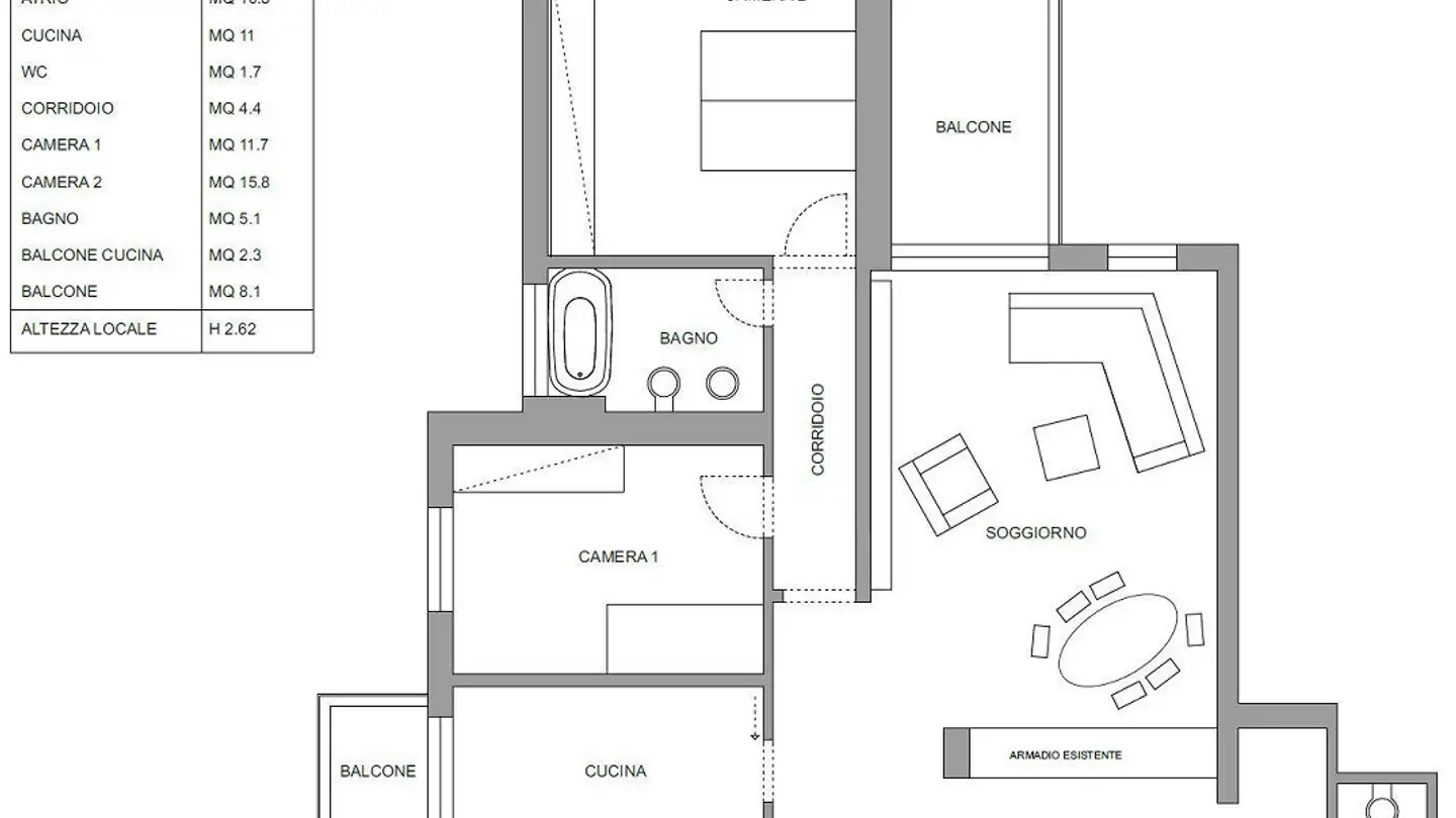 Apartment for rent - Via F. Borromini 27, 6710 Biasca