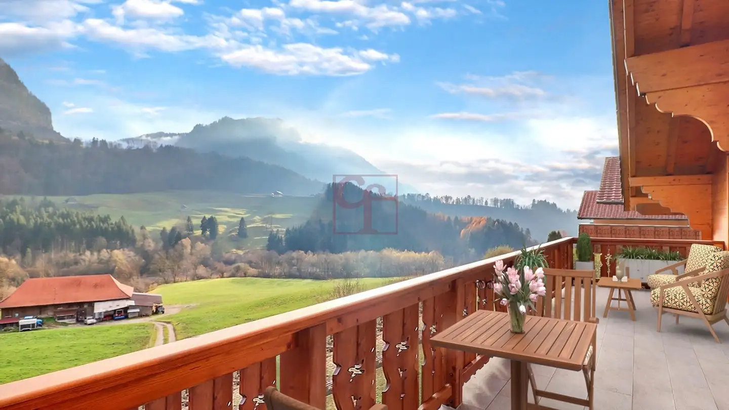 Penthouse for sale - 1637 Charmey (Gruyère)