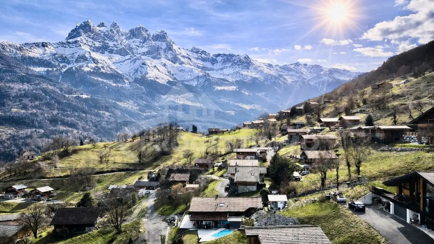 Constructible plot for sale - 1868 Collombey - Photo 2