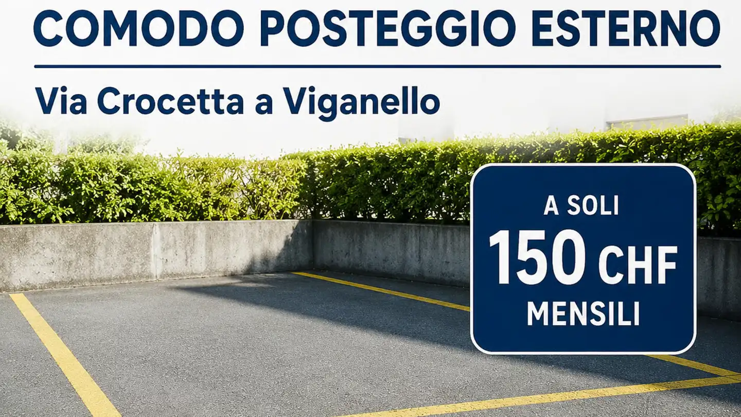 Garage singolo in affitto - 6962 Viganello