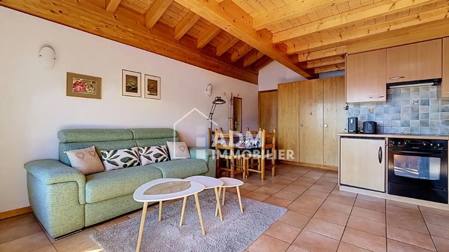 Appartement meublé à louer - Route des Bains 129, 1911 Ovronnaz - Photo 3