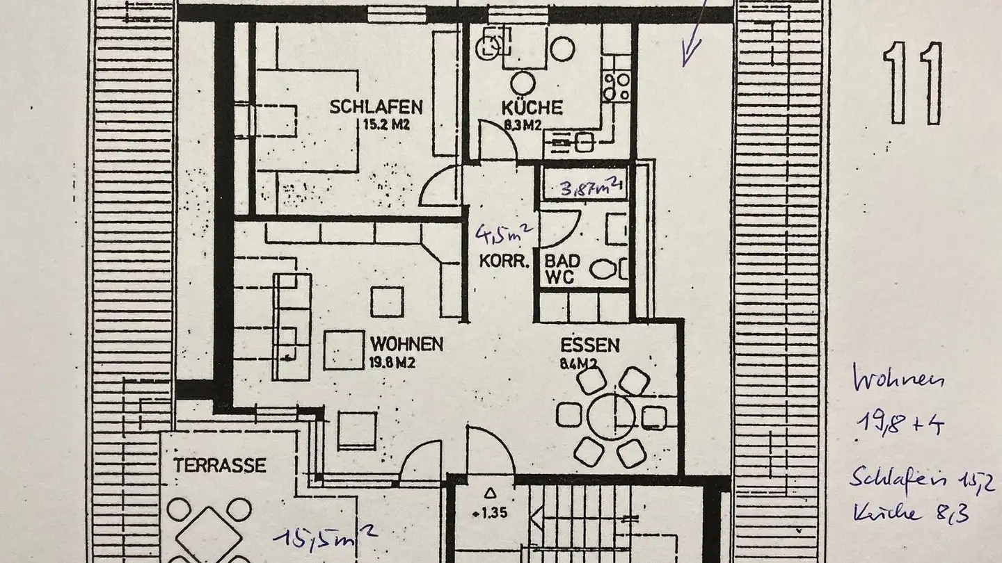 Attic flat for rent - Obere Schöneggstrasse 11, 8707 Uetikon am See