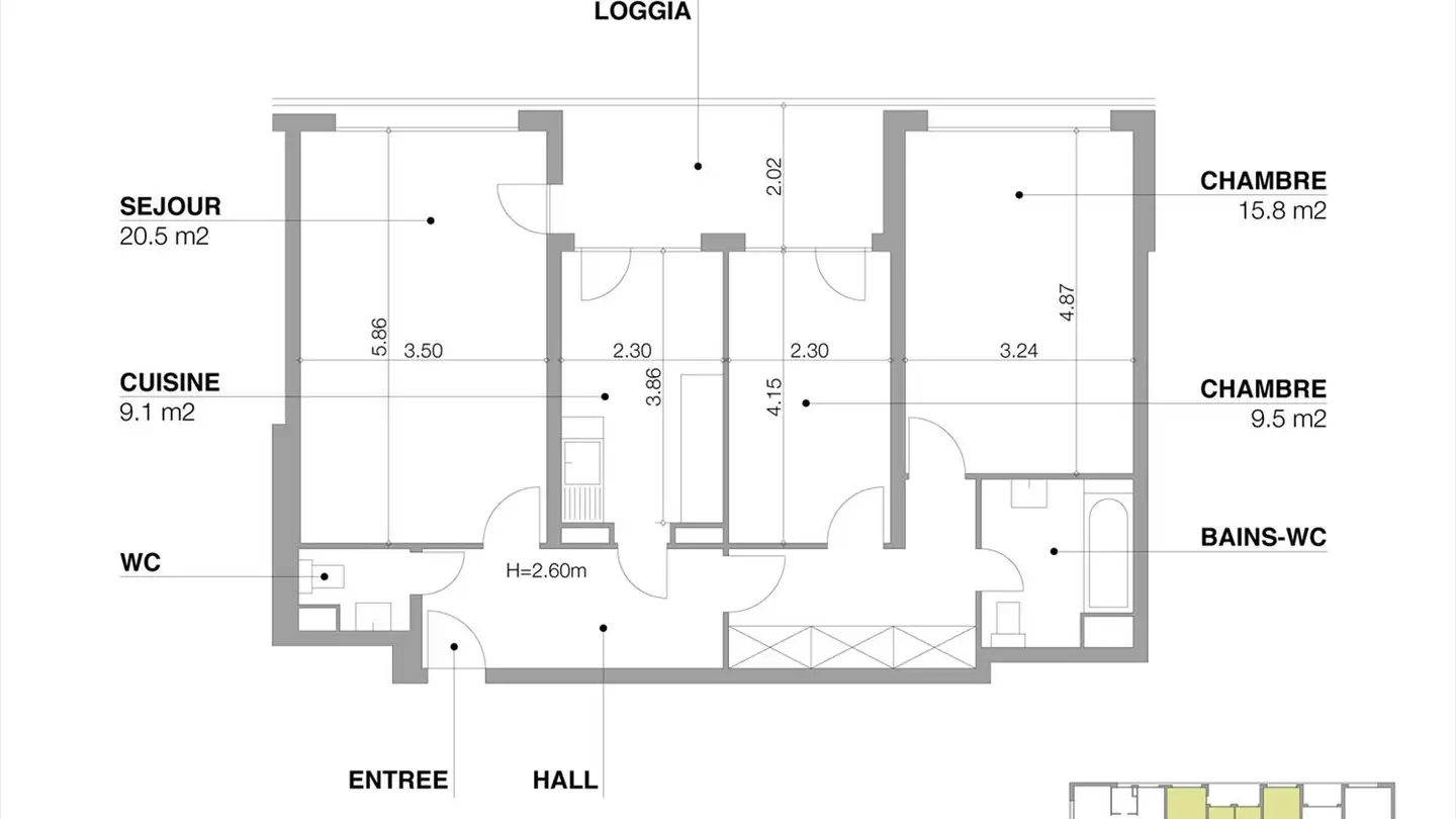 Wohnung mieten - Grand-Montfleury 52, 1290 Versoix