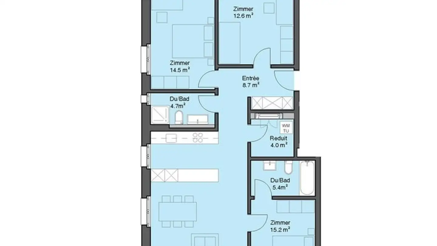Appartamento in affitto - Mitteldorfstrasse 518, 5072 Oeschgen - Foto 4