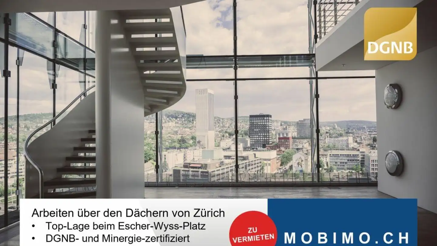 Bürofläche mieten - Hardturmstrasse 3, 8005 Zürich