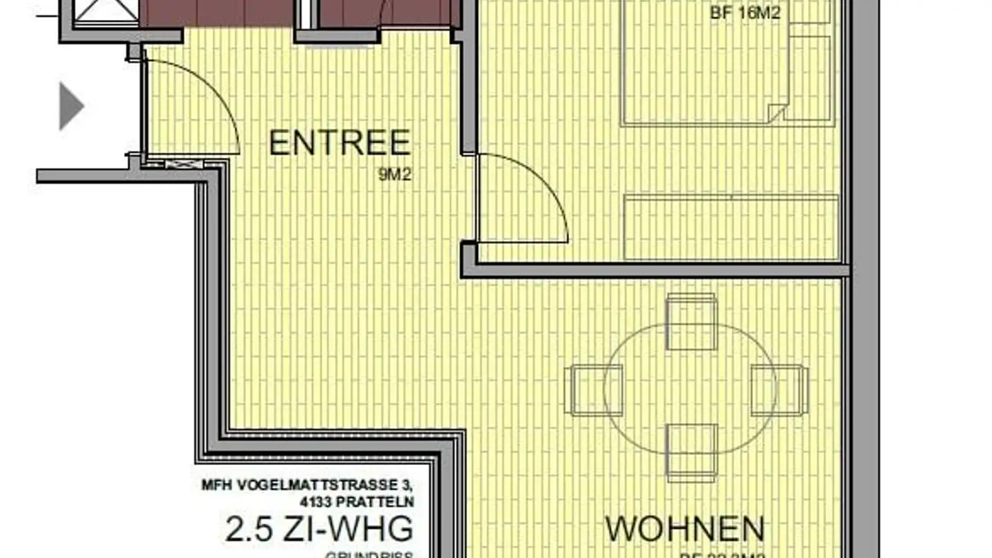 Appartement à louer - Vogelmattstrasse 3, 4133 Pratteln