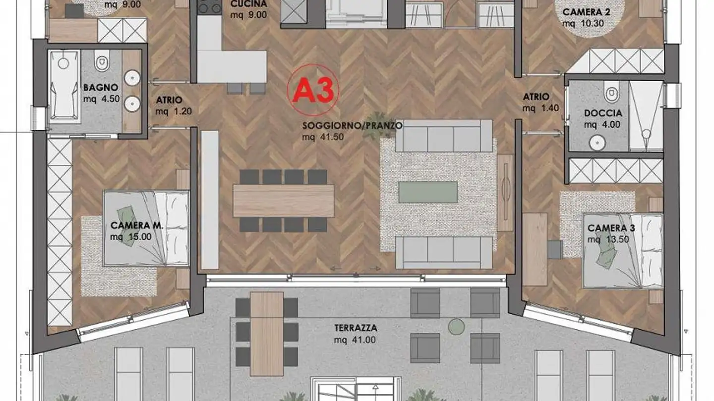 Appartamento ammobiliato in vendita - Via Casa Del Frate 31, 6616 Losone - Photo 3