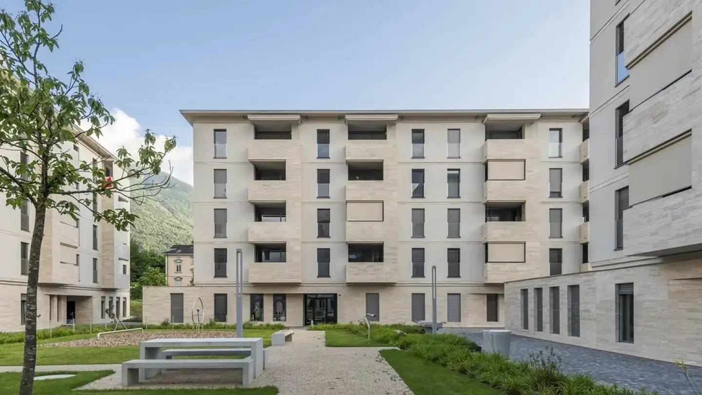 Appartement à louer - Viale Camillo Olgiati 5, 6512 Giubiasco