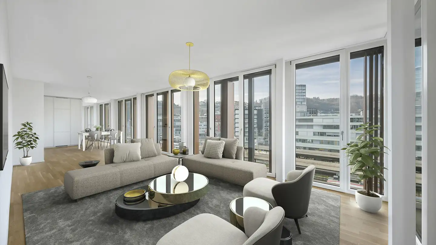 Wohnung mieten - Bahnhofstrasse 28, 5400 Baden - Foto 2