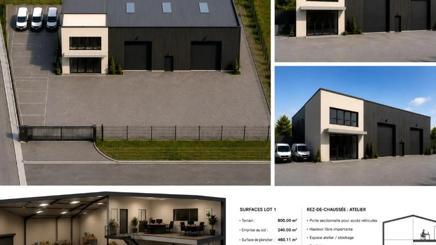 Industrial building plot for sale - 1958 St-Léonard
