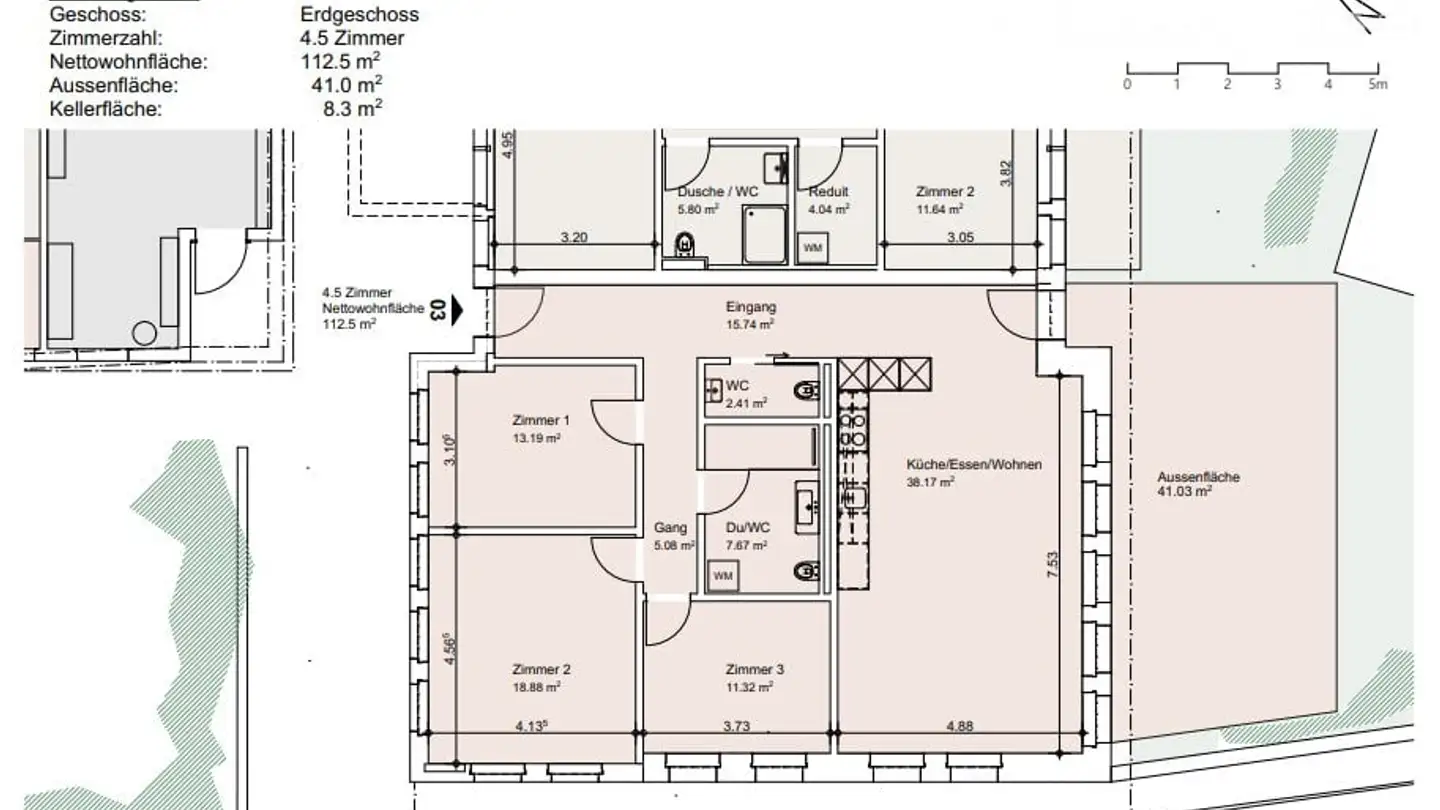 Apartment for rent - Geriwil 6, 1715 Alterswil FR - Photo 2