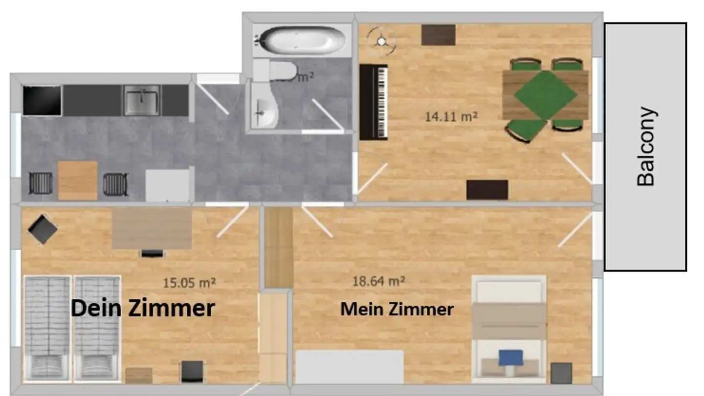 Single room for rent - 3007 Bern - Photo 4