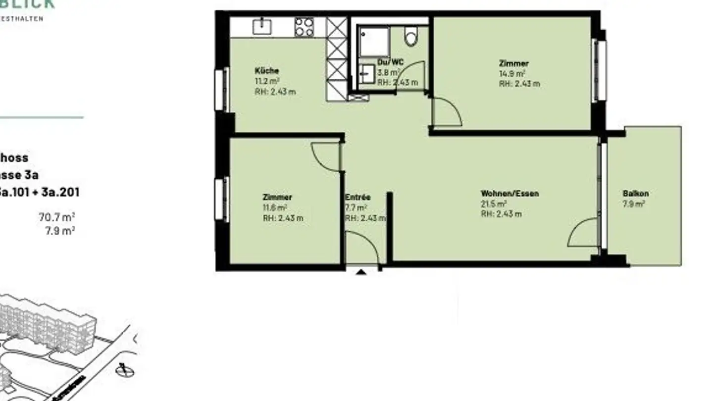Appartamento in affitto - Langfurrenstrasse 3a, 8623 Wetzikon ZH - Foto 3