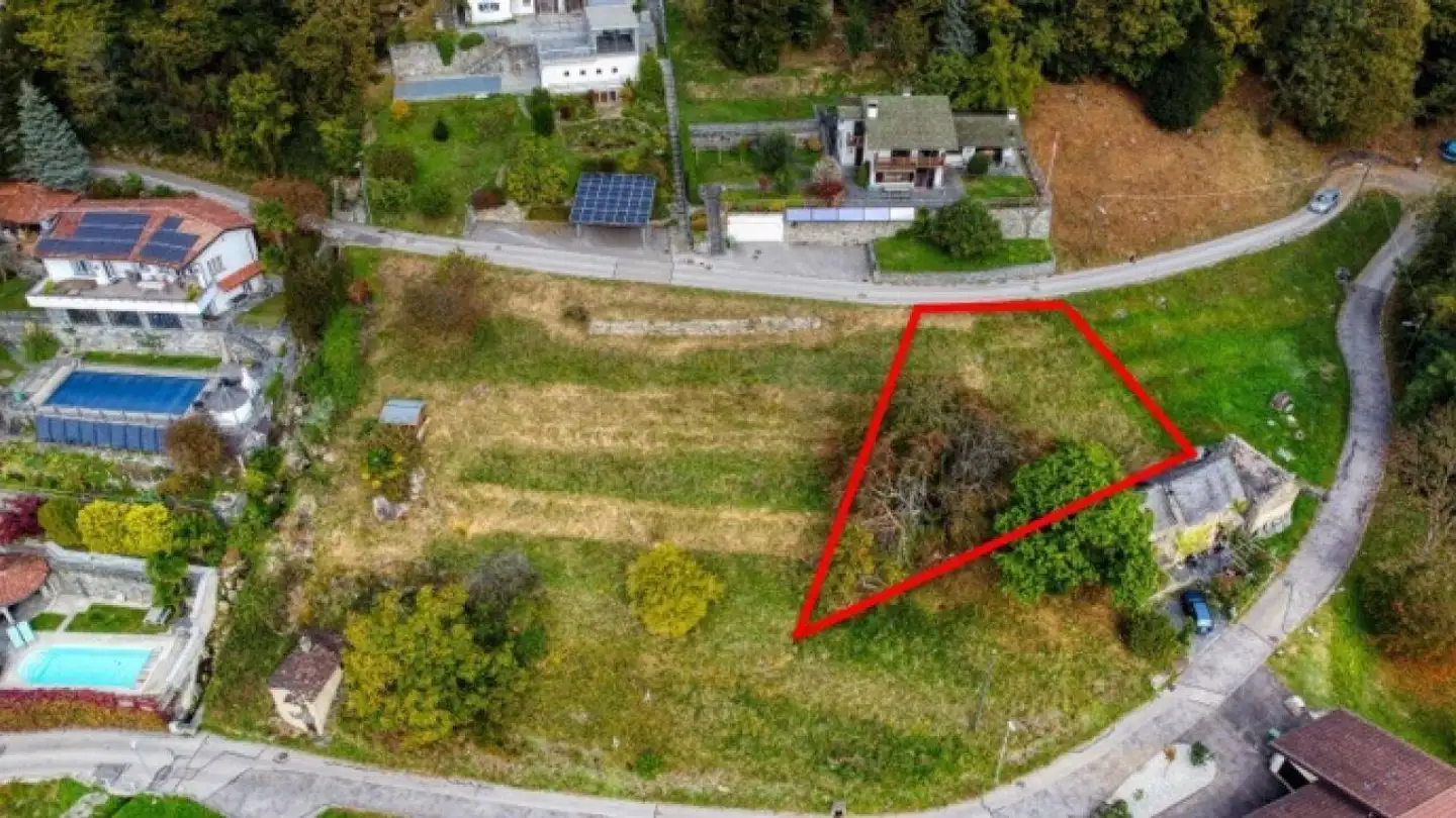 Terrain constructible à vendre - Via Falò 47, 6646 Contra