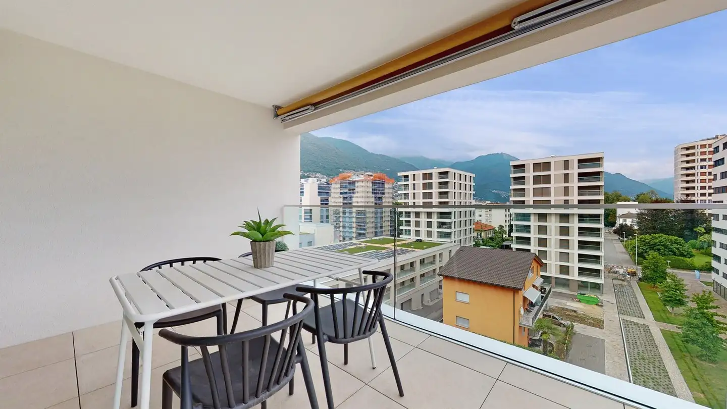 Wohnung mieten - Via Ballerini, 6600 Muralto