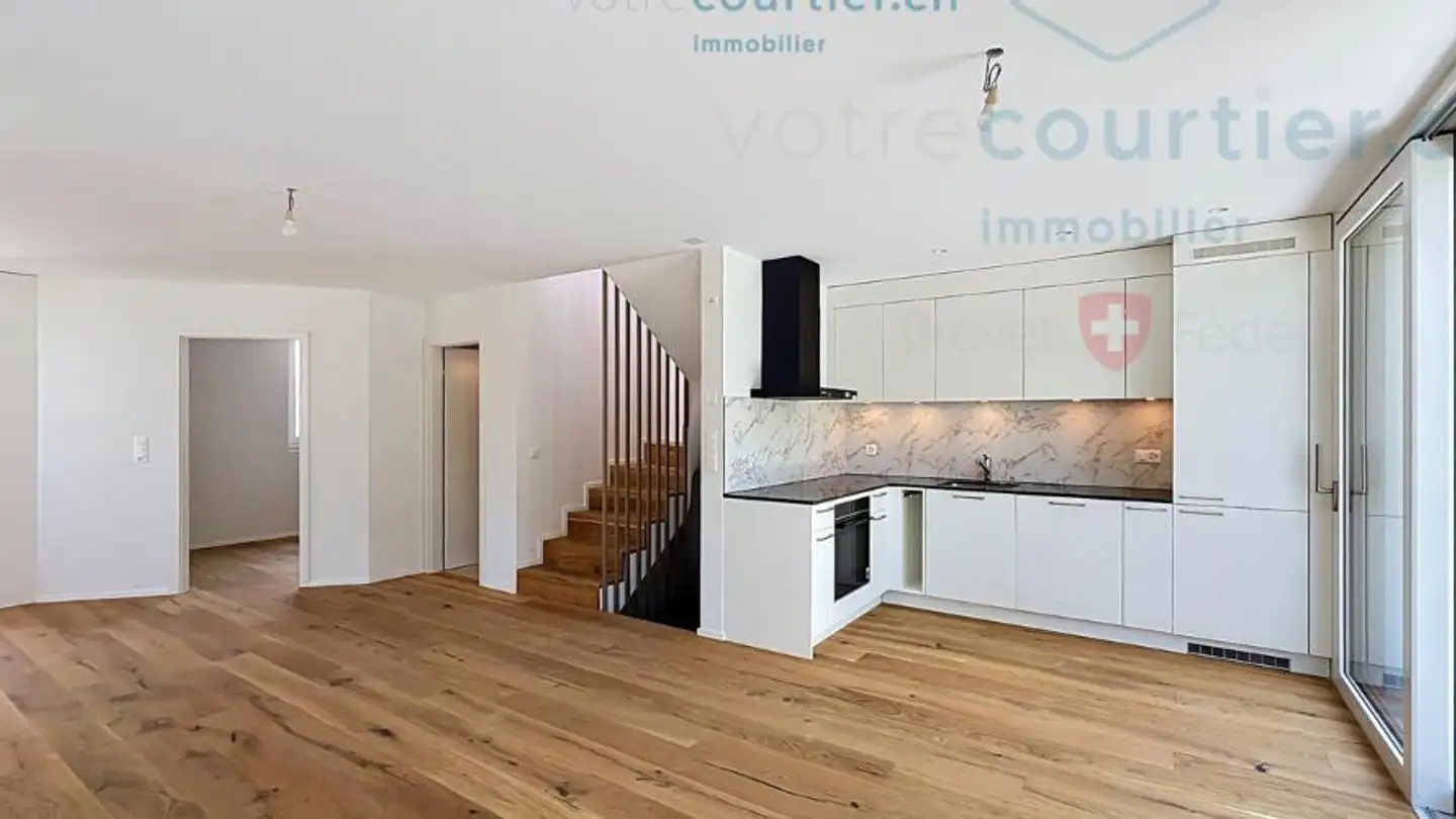 Maison jumelle à vendre - Route De La Parqueterie 12, 1635 La Tour-de-Trême - Photo 3