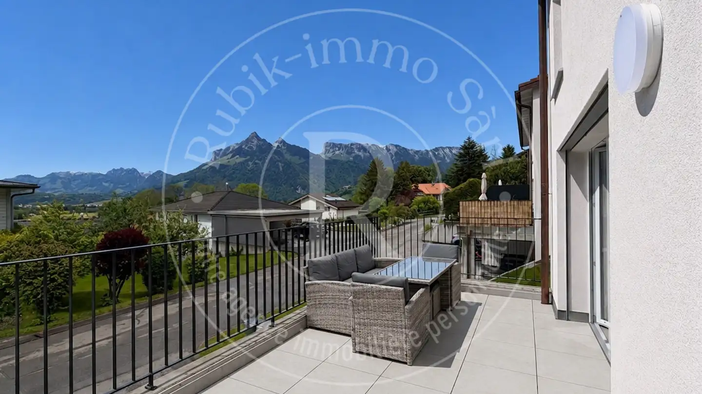 Semi-detached house for sale - Route De Montbarry 36c, 1661 Le Pâquier-Montbarry - Photo 2
