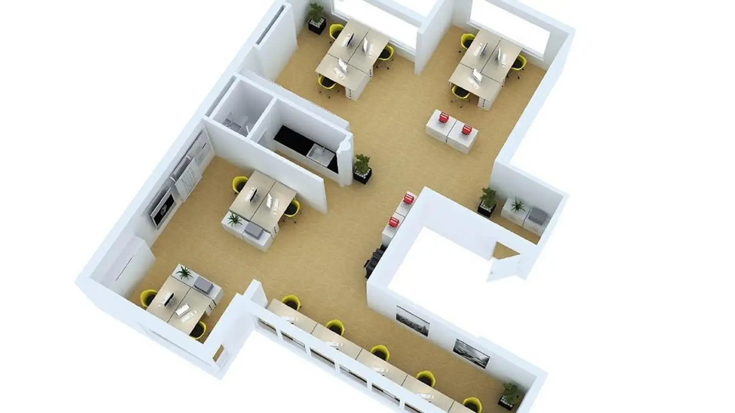 Spazio ufficio in affitto - Hauptstrasse 56, 4127 Birsfelden - Foto 3