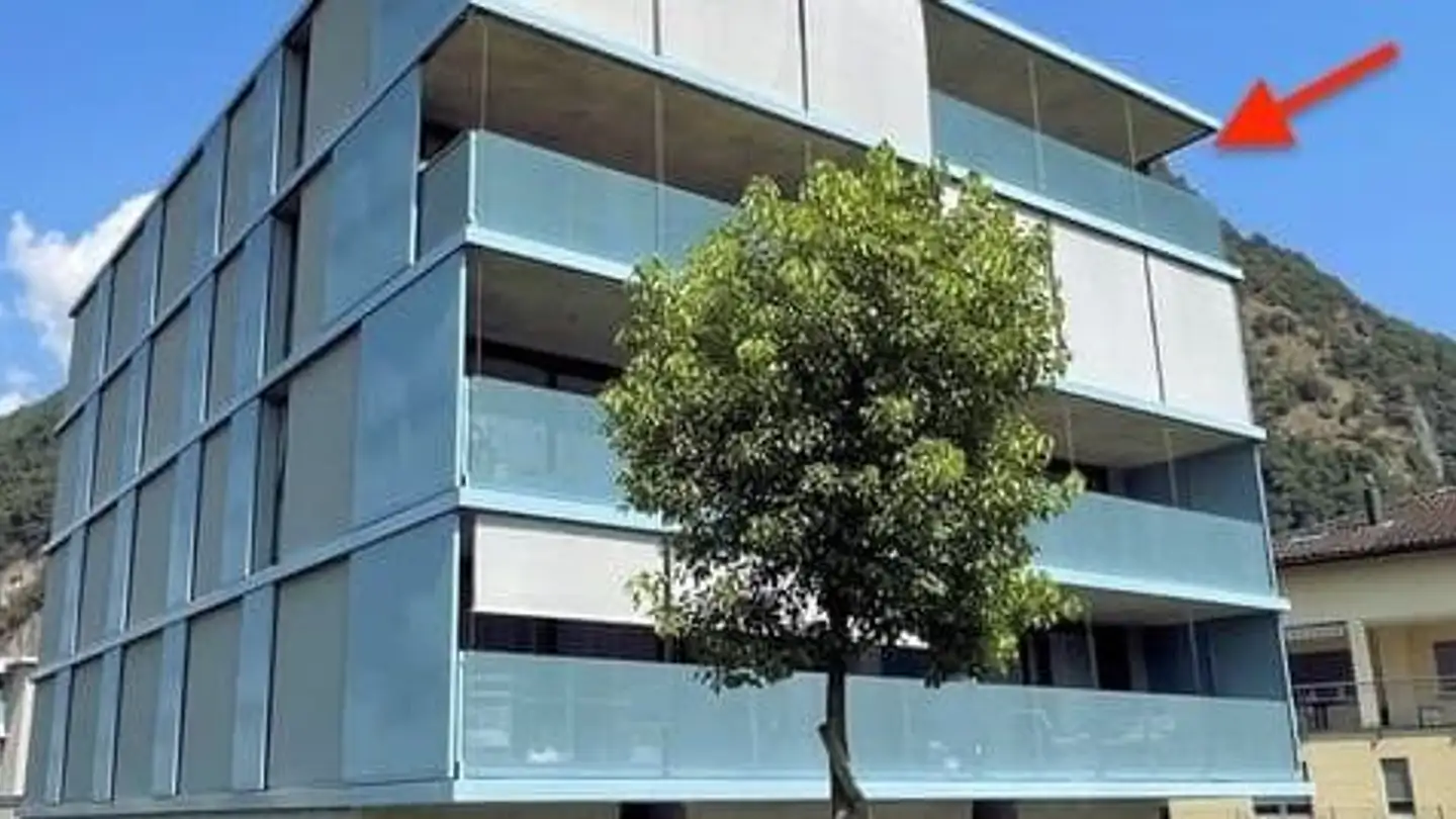 Dachgeschosswohnung mieten - Via Retica 12, 6532 Castione