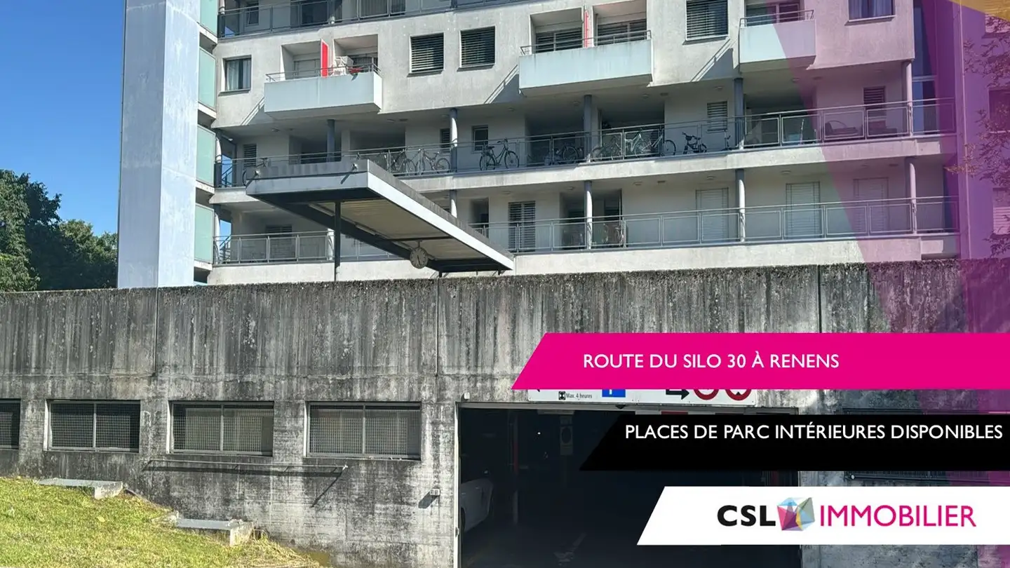 Parcheggio sotterraneo in affitto - Avenue Du Silo 26, 1020 Renens VD