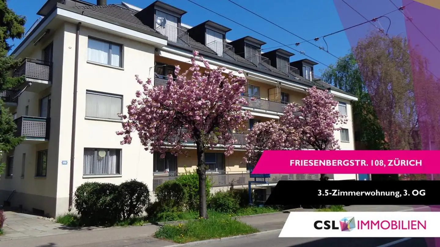 Wohnung mieten - Friesenbergstrasse 108, 8055 Zürich
