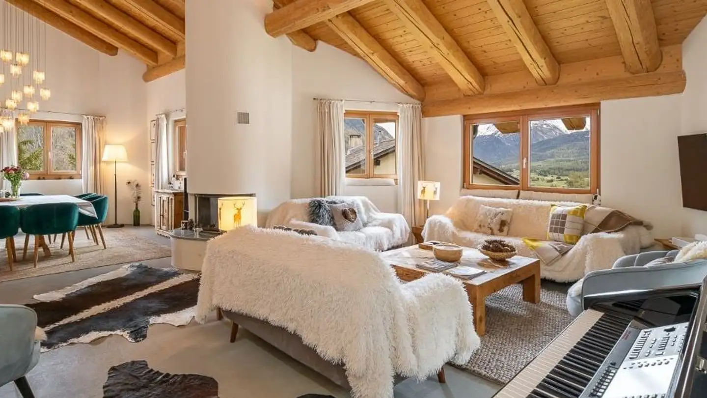Attic flat for rent - 7503 Samedan - Photo 4