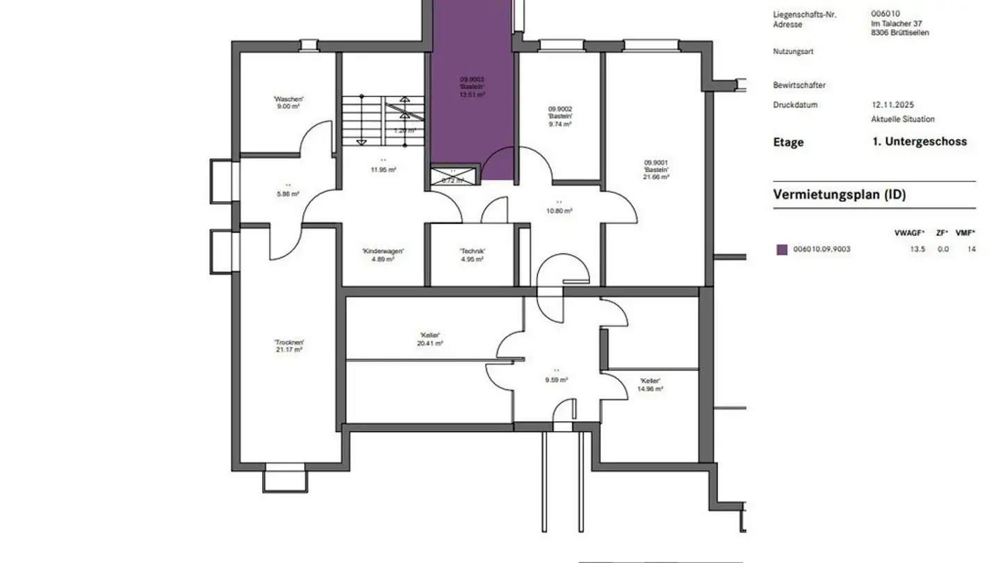 Spazio di archiviazione in affitto - Im Talacher 31, 8306 Brüttisellen - Foto 4