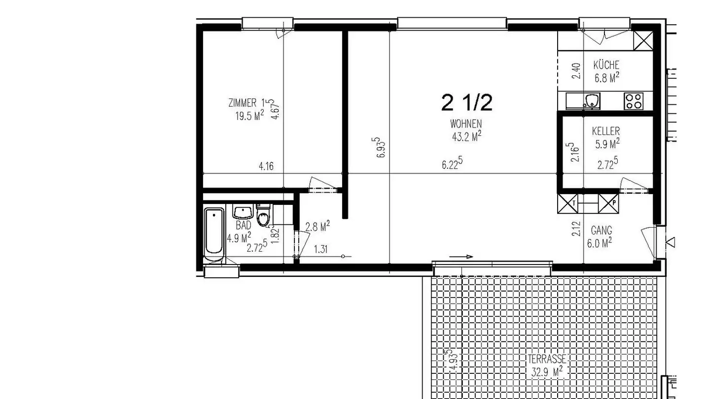 Wohnung mieten - Schlossmühlestrasse 182, 8408 Winterthur