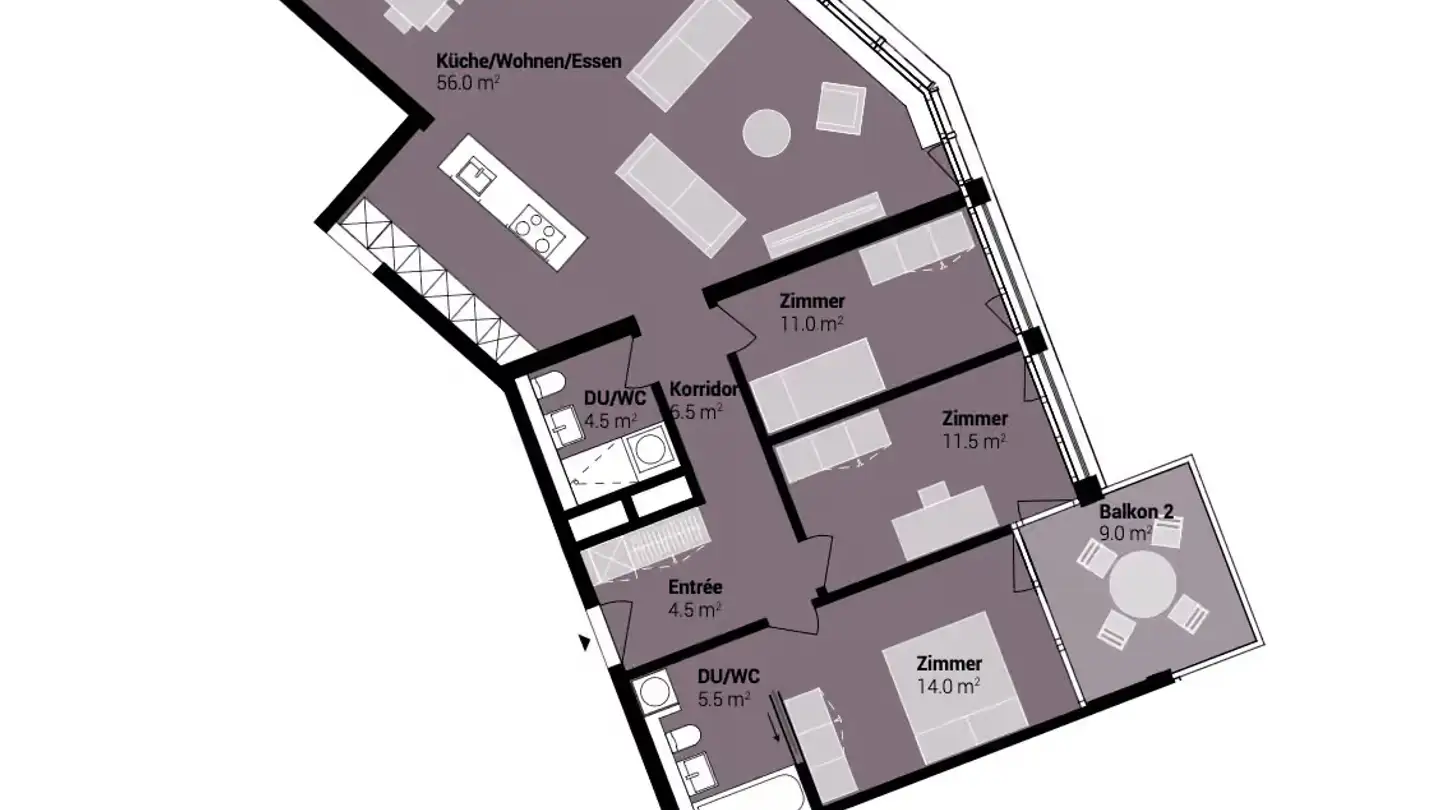 Appartamento in affitto - Am Mattenhof 1, 6010 Kriens - Foto 2